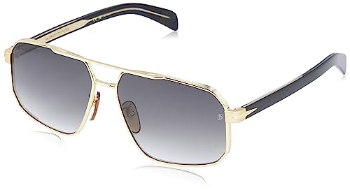 David Beckham Unisex Db 7102/s Sunglasses, RHL/9O Gold Black, 61 von David Beckham