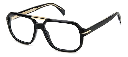 David Beckham Unisex Db 7108 Sunglasses, 2M2/16 Black Gold, 56 von David Beckham