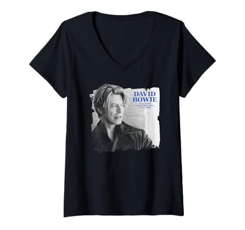 Damen David Bowie Ich kann Nicht Alles verraten 2002-2016 T-Shirt mit V-Ausschnitt von David Bowie