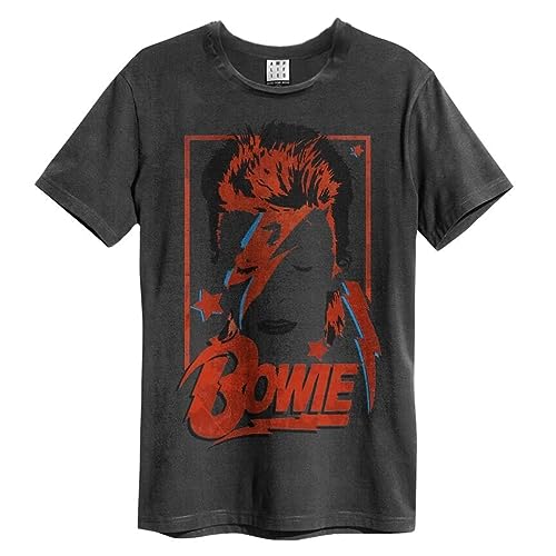 David Bowie Amplified Collection - Aladdin Sane Männer T-Shirt Charcoal XL von David Bowie