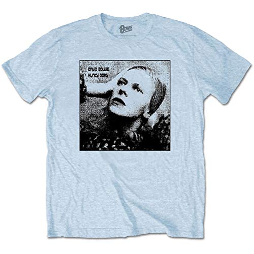 David Bowie BOWTS32MBL04 T-Shirt, Light Blue, X-Large von David Bowie