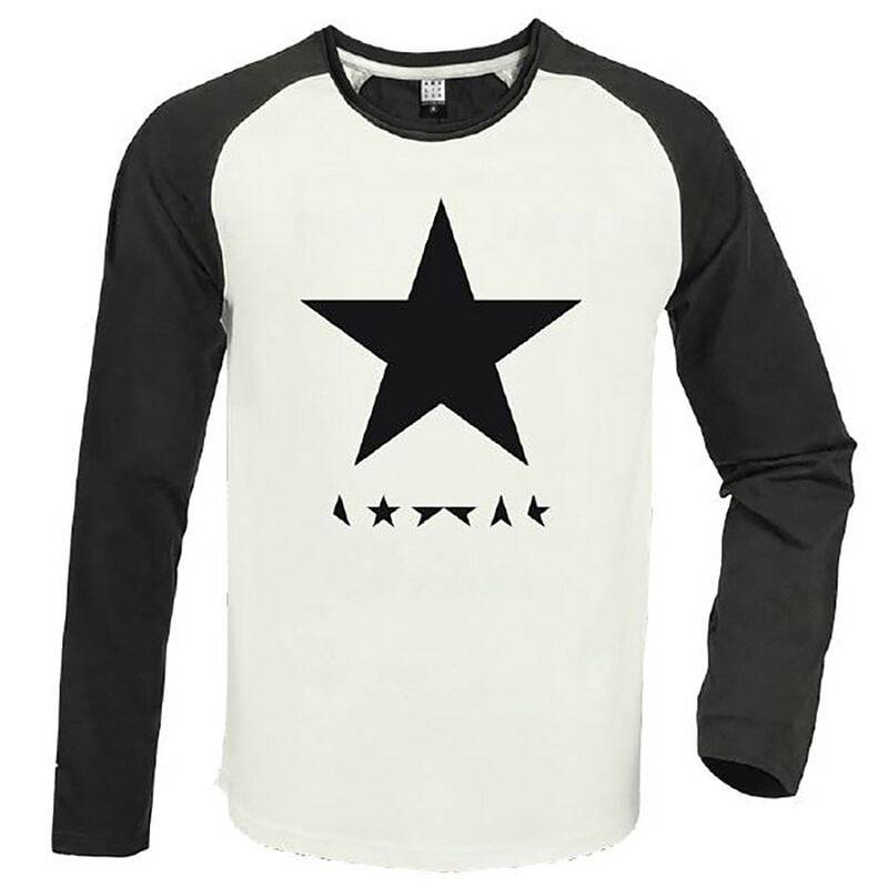 David Bowie Langarmshirt - Amplified Collection - Black Star - S bis 3XL - für Männer - Größe XXL - multicolor  - Lizenziertes Merchandise! von David Bowie