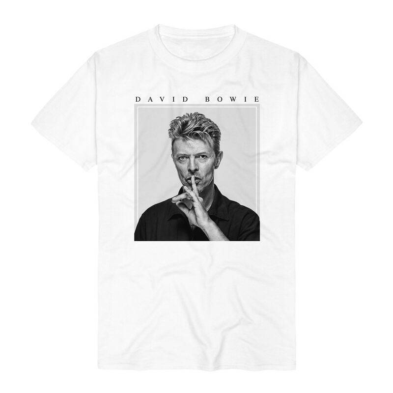 David Bowie Photo T-Shirt weiß in XXL von David Bowie