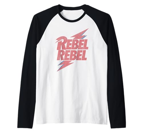 David Bowie – Rebel Rebel Lightning Lyric Raglan von David Bowie