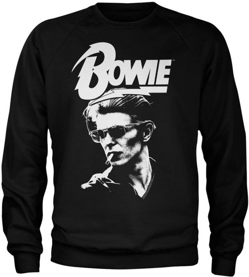 David Bowie Rundhalspullover Smoking Portrait Sweatshirt von David Bowie