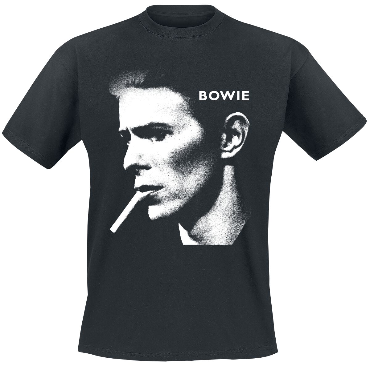 David Bowie T-Shirt - Grainy Smoke - S bis XXL - für Männer - Größe S - schwarz  - Lizenziertes Merchandise! von David Bowie