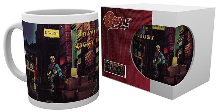 David Bowie Tasse - Ziggy Stardust - weiß  - Lizenziertes Merchandise! von David Bowie