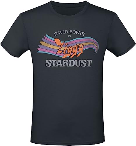 David Bowie Ziggy Stardust Männer T-Shirt schwarz M 100% Baumwolle Band-Merch, Bands, Nachhaltigkeit David Bowie Ziggy Stardust Männer T-Shirt schwarz M 100% Baumwolle Band-Merch, Bands, Nachhaltigkeit von David Bowie