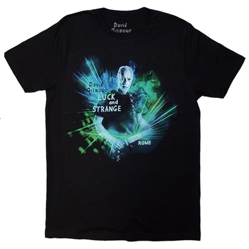 David Gilmour Luck & Strange Rome T-Shirt für Erwachsene, Schwarz , S David Gilmour Luck & Strange Rome T-Shirt für Erwachsene, Schwarz , S von David Gilmour