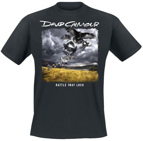 David Gilmour Rattle That Lock Männer T-Shirt schwarz L 100% Baumwolle Band-Merch, Bands von David Gilmour