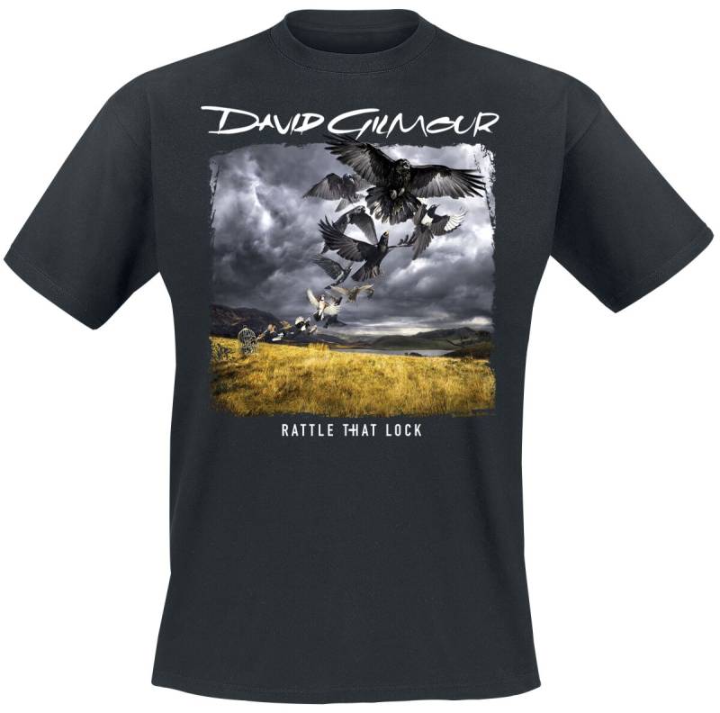 David Gilmour T-Shirt - Rattle that lock - S bis 3XL - für Männer - Größe S - schwarz  - Lizenziertes Merchandise! von David Gilmour