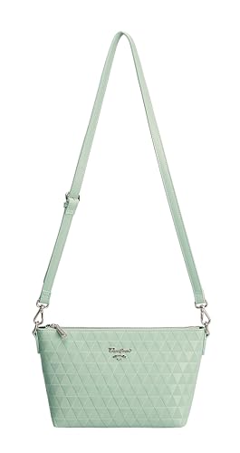 David Jones Paris – Damen-Handtasche – Mini-Umhängetasche – Kunstleder gesteppt – Größe Mini – Stadt Klassisch Chic Arbeit Reise Ausflüge Wochenende, Apple Green David Jones Paris – Damen-Handtasche – Mini-Umhängetasche – Kunstleder gesteppt – Größe Mini – Stadt Klassisch Chic Arbeit Reise Ausflüge Wochenende, Apple Green von David Jones