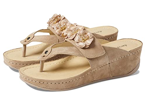 David Tate Garten, Sandfarbenes Wildleder, 6 X-Wide von David Tate