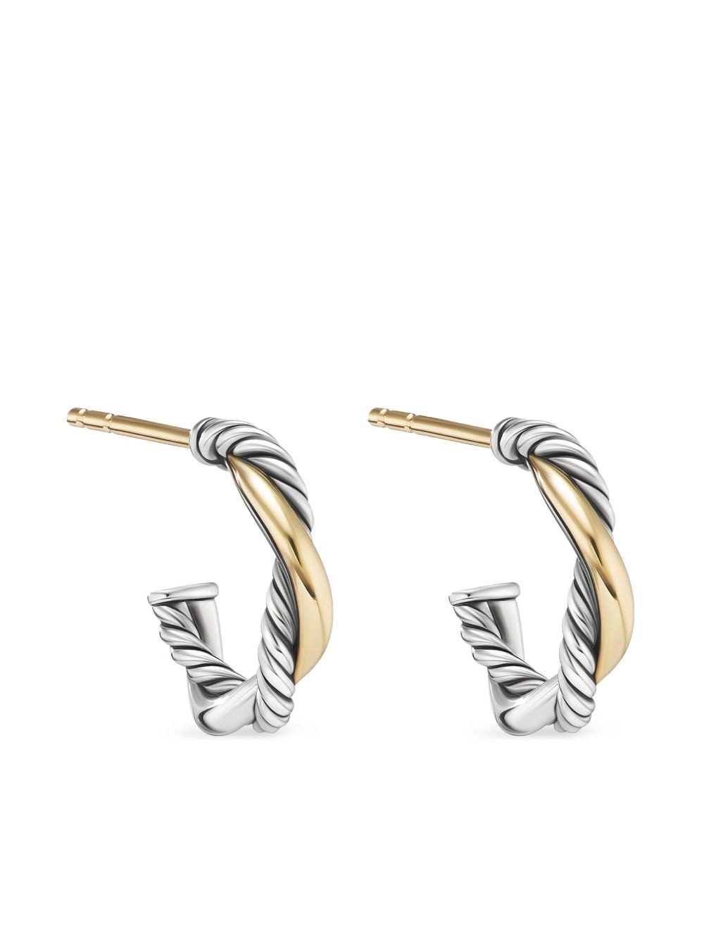 David Yurman 14kt Petite Infinity Gelbgoldcreolen - Silber von David Yurman