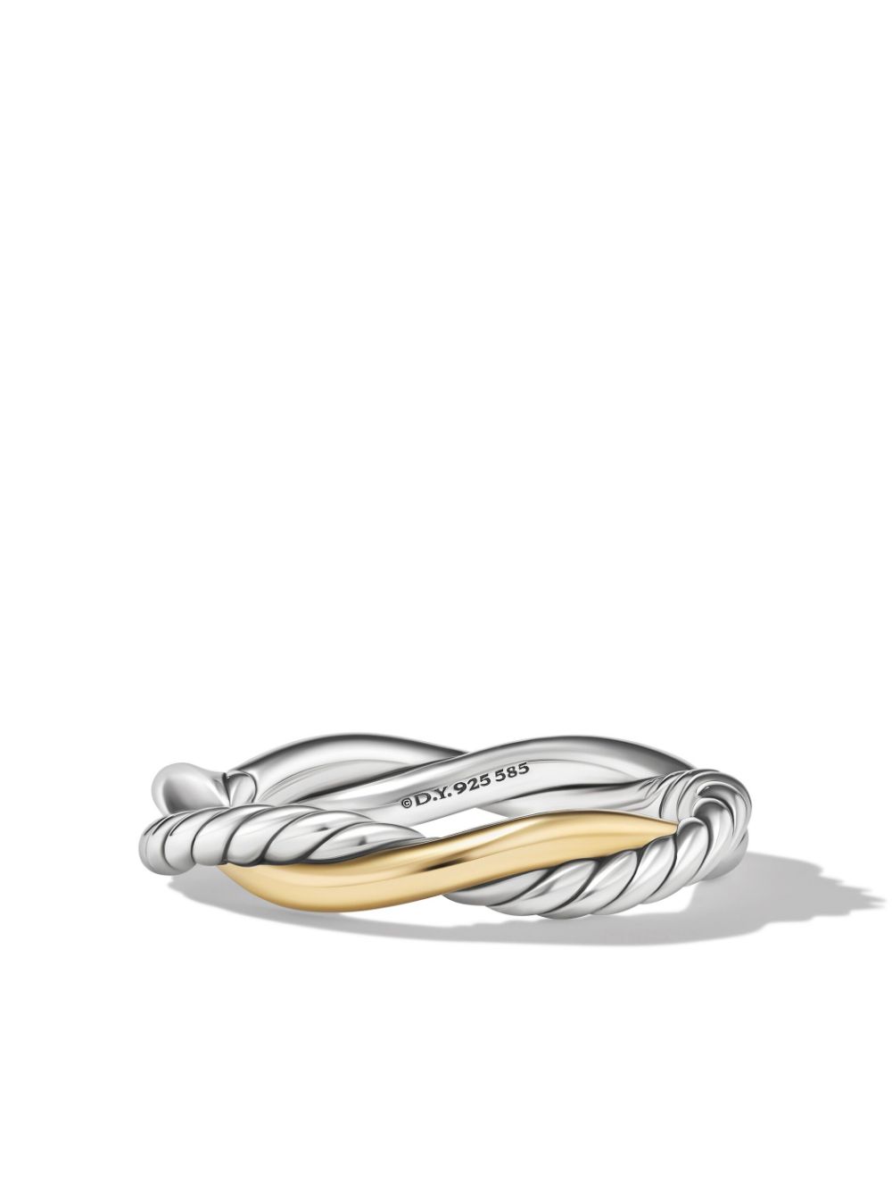 David Yurman 14kt Petite Infinity Gelbgoldring - Silber von David Yurman