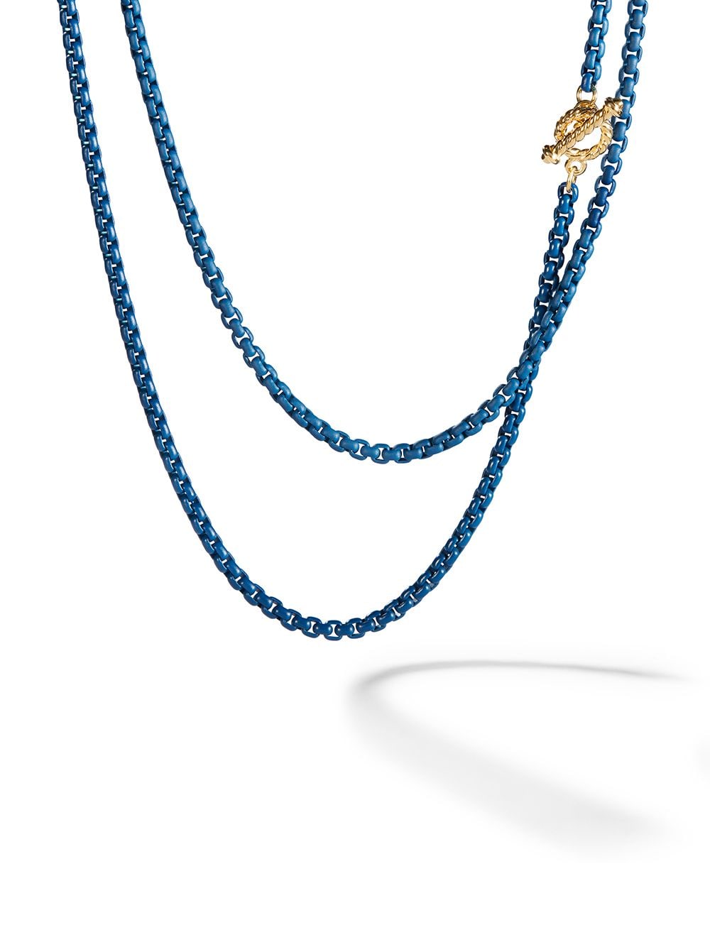 David Yurman 14kt 'DY Bel Aire' Gelbgoldhalskette - Blau von David Yurman