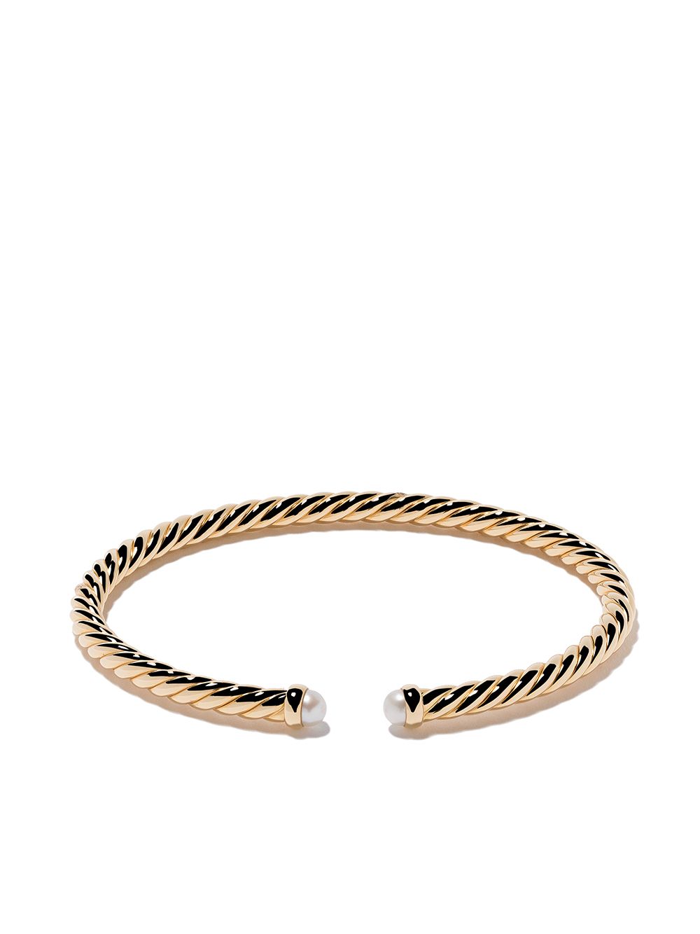 David Yurman 18kt 'Cable Spira' Gelbgoldarmspange von David Yurman