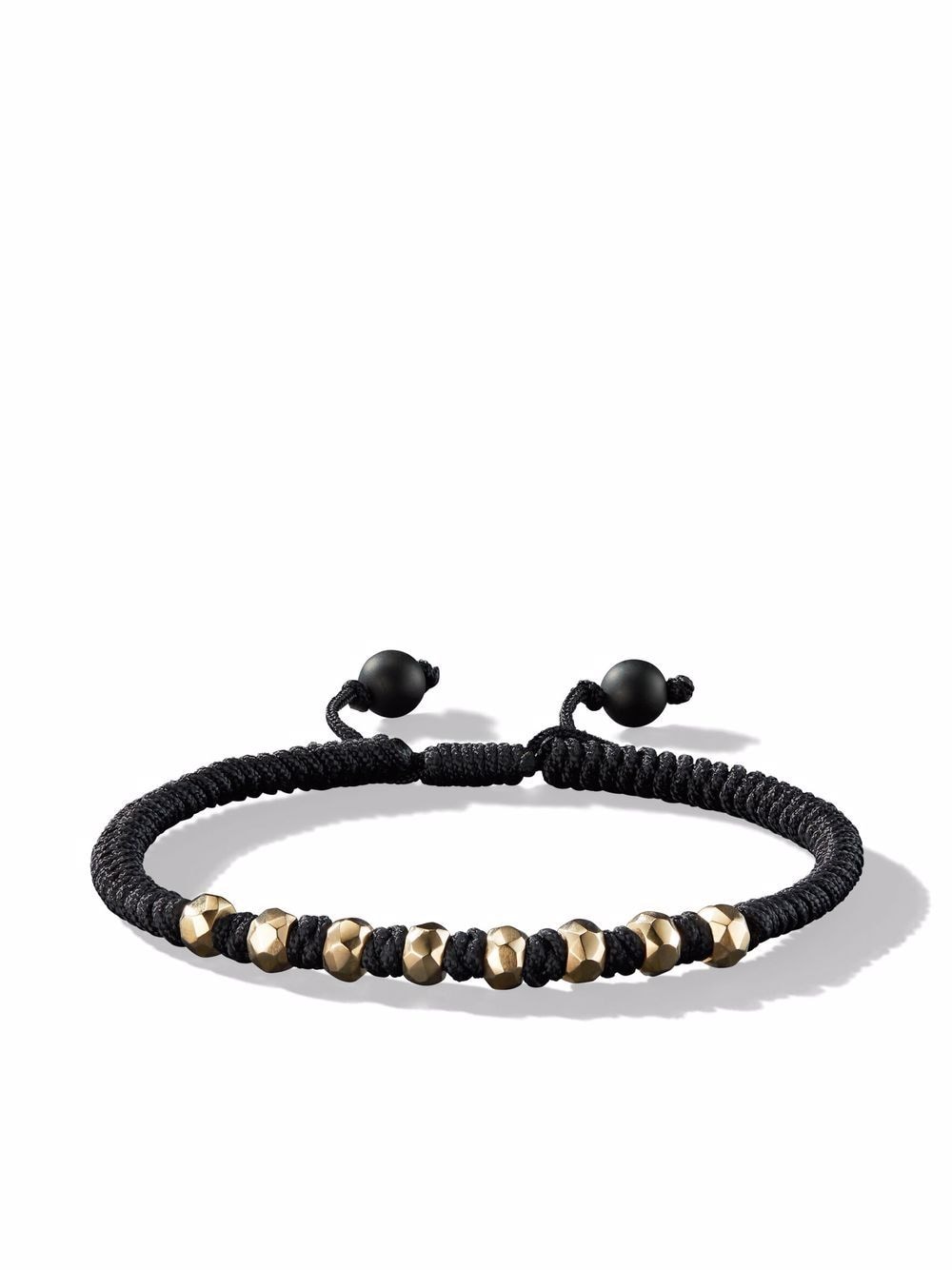 David Yurman Fortune Woven Armband mit 18kt Gelbgolddetails und Onyx - Schwarz von David Yurman