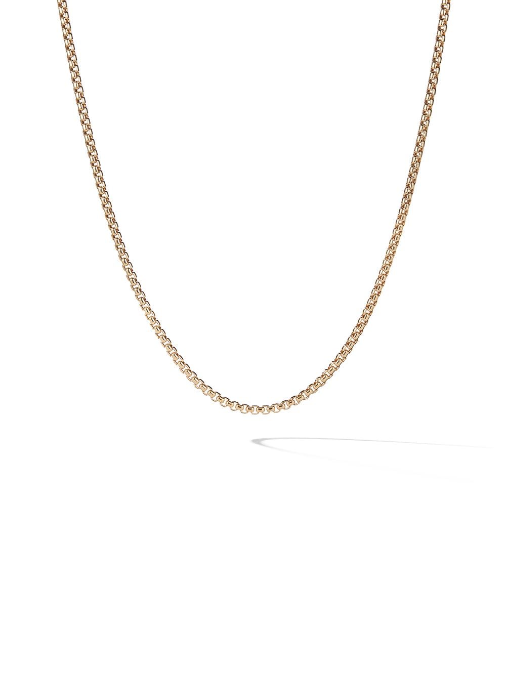 David Yurman 18kt Box Chain Gelbgoldhalskette von David Yurman