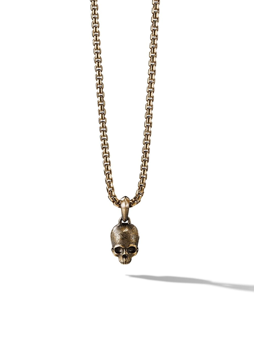 David Yurman 18kt Memento Mori Gelbgoldamulett von David Yurman