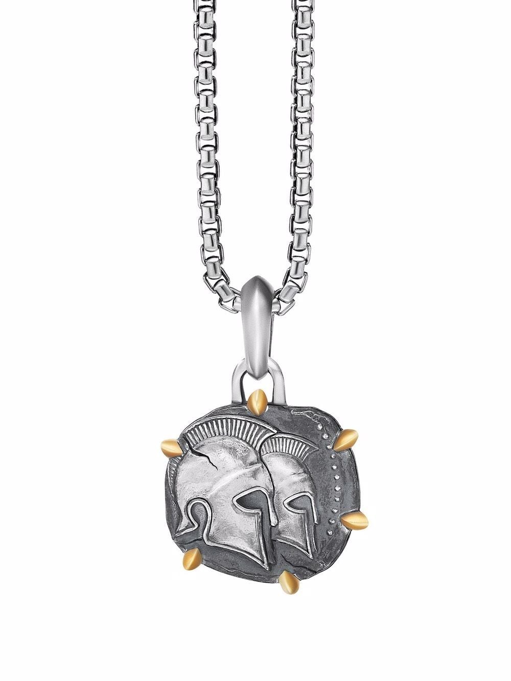 David Yurman Amulett mit Zwillinge-Motiv 17mm - Silber von David Yurman