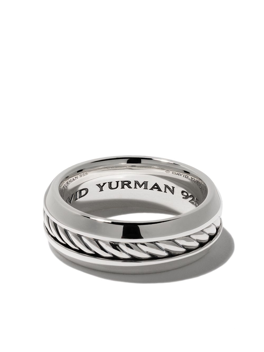 David Yurman Cable Inset Siegelring aus Sterlingsilber von David Yurman