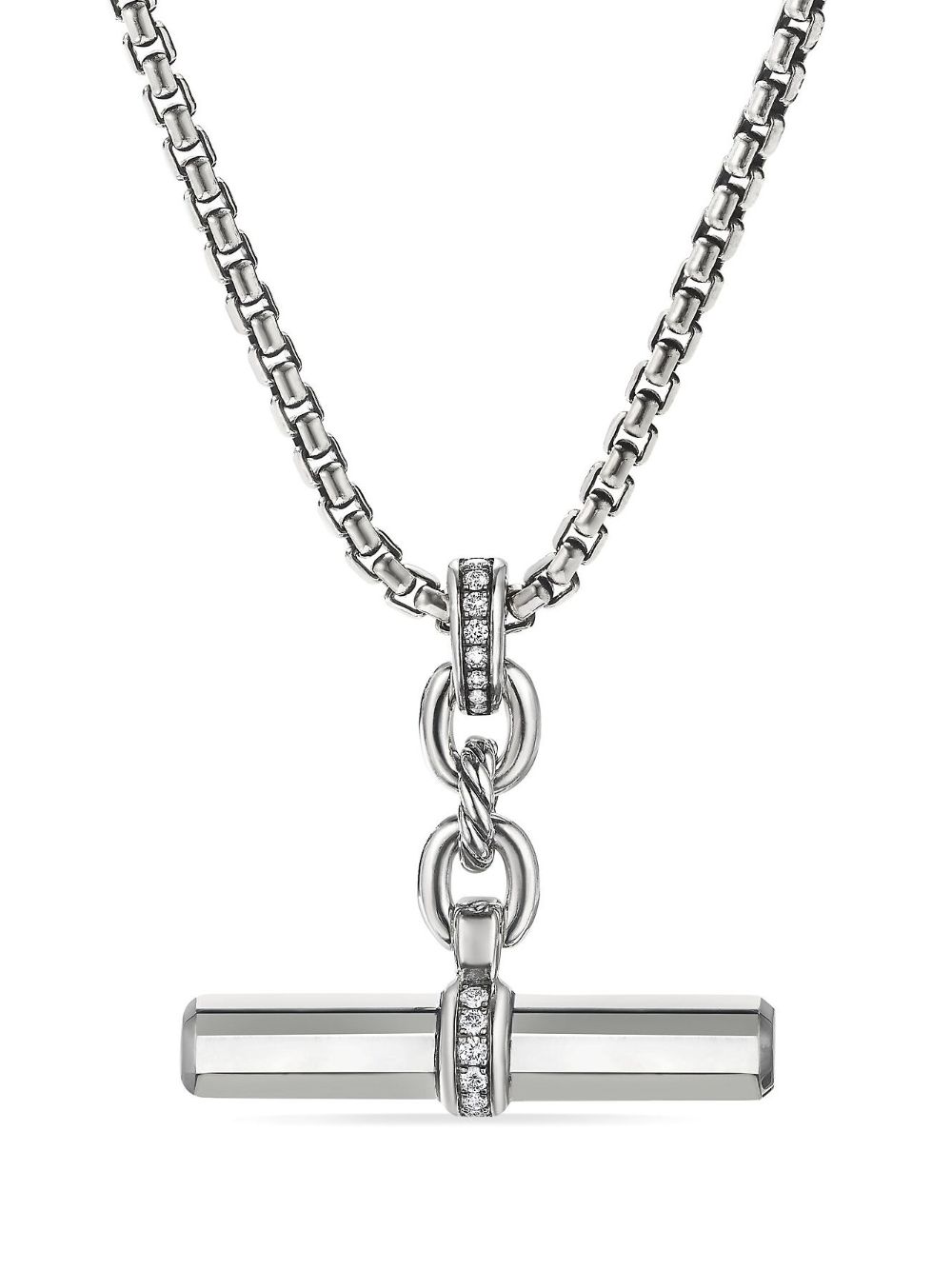 David Yurman Lexington E/W Anhänger - Silber von David Yurman