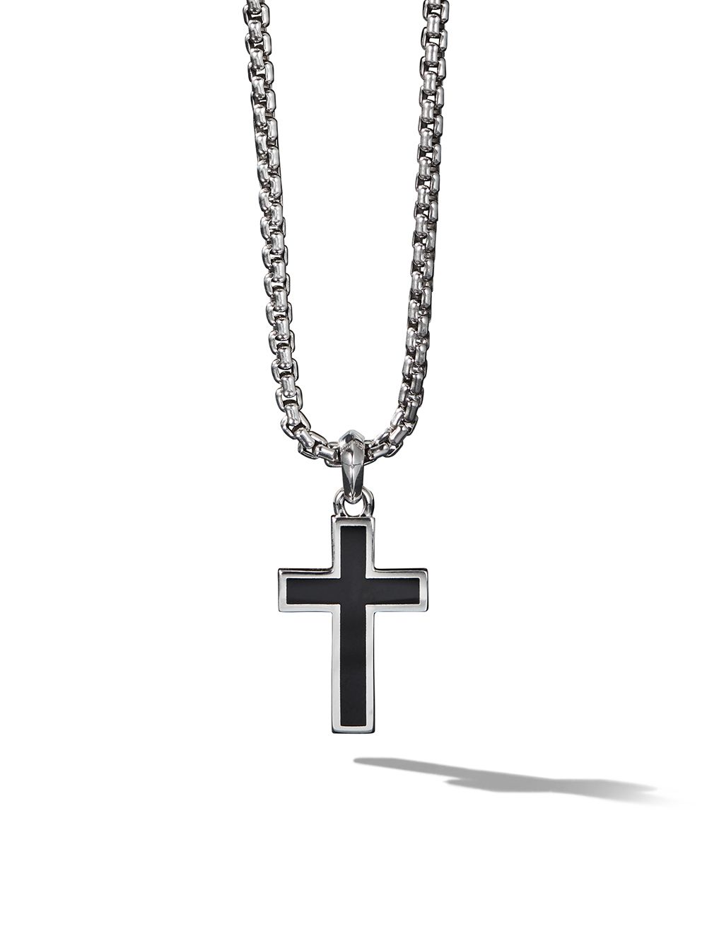 David Yurman Exotic Stone Sterlingsilberkreuz mit Onyx - Schwarz von David Yurman