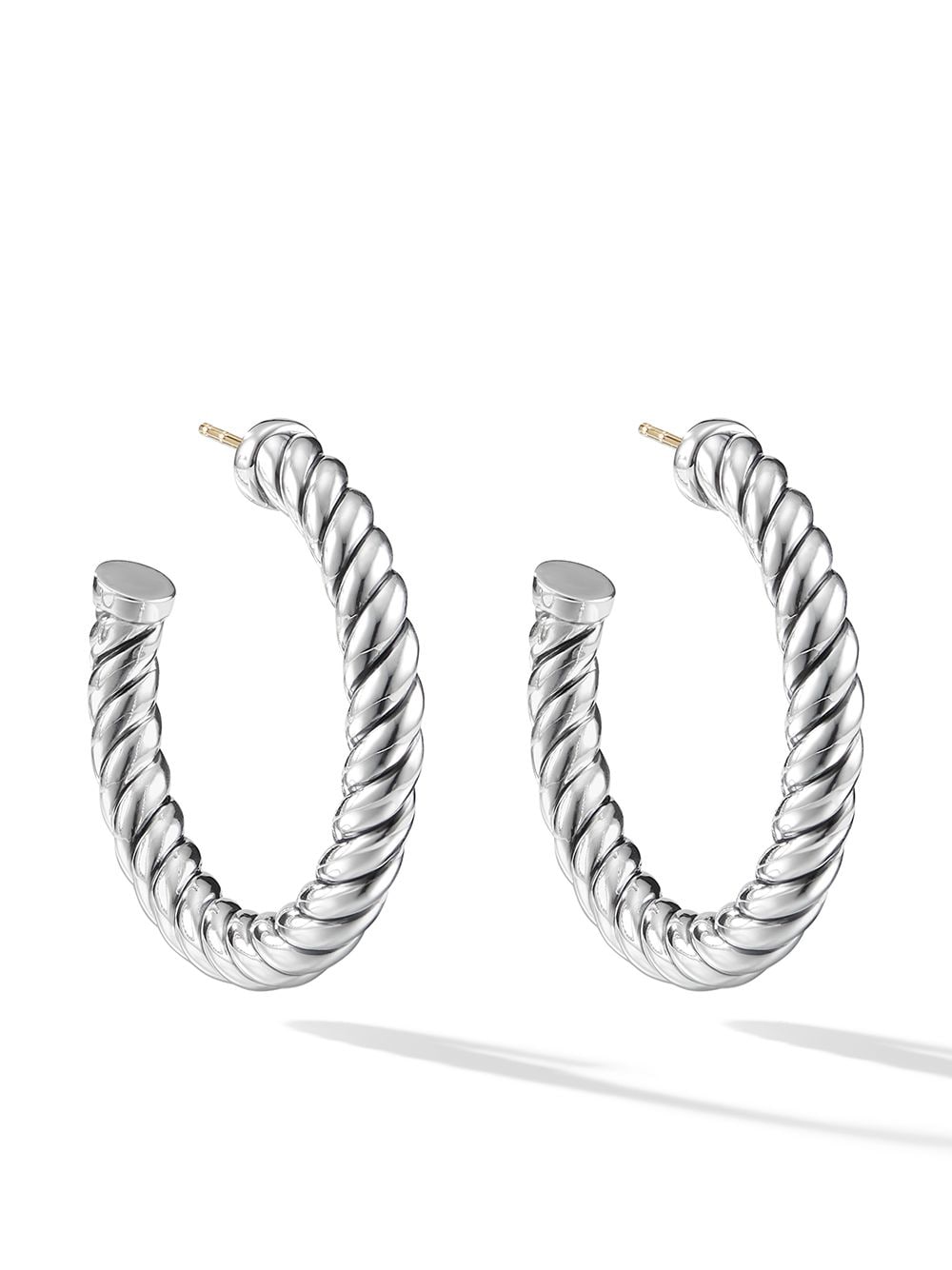 David Yurman Sculpted Cable Creolen aus Sterlingsilber von David Yurman