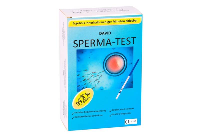 David Schwangerschafts-Teststreifen 1 x David Spermatest Set Fruchtbarkeitstest Kit von David