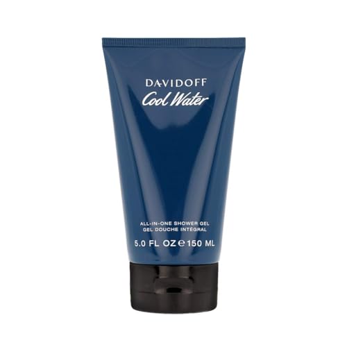 DAVIDOFF Cool Water Man Shower Gel, Duschgel mit aromatisch-frischem Duft, für Herren, 150ml (1er Pack) ,Koriander, Lavendel, grüne Noten von Davidoff