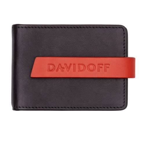 DAVIDOFF Dollarclip/Mini-Geldbörse Essentials Schwarz von Davidoff