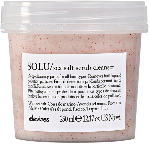 Davines Essential Hair Care Solu Sea Salt Scrub Cleanser 250 ml von Davines