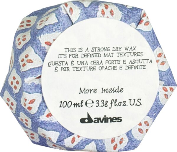Davines More Inside Strong Dry Wax 75 ml von Davines