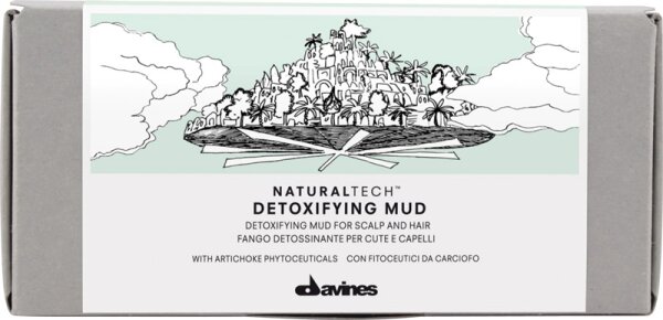 Davines Natural Tech Detoxifying Mud 6 x 50 ml von Davines