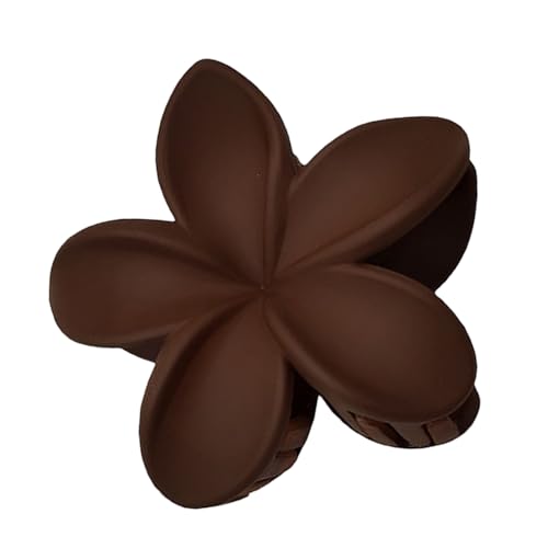 1 Stück Groß Blumen Haarklammer Einzeln, Hawaii Blumen Haarspange Haarschmuck Rutschfeste Haarspangen Haarklammern Geschenk Für Damen Frauen Mädchen Haarstyling Zubehör von Davivian