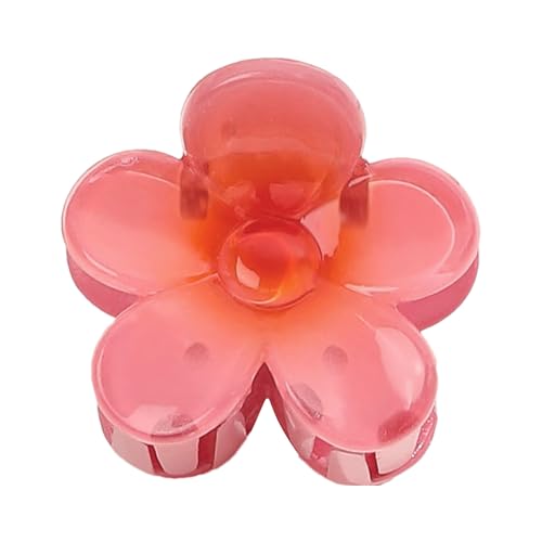 1 Stück Kleinn Blumen Haarklammer Haarspange 4cm, Hawaii Blumen Haarschmuck Rutschfeste Haarspangen Haarklammern Geschenk Für Damen Frauen Mädchen Haarstyling Zubehör von Davivian
