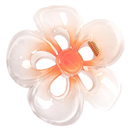 Blumen Haarklammer Haarspange Groß, Haarschmuck Rutschfeste Haarspangen Haarklammern Geschenk Für Damen Frauen Mädchen Haarstyling Zubehör von Davivian