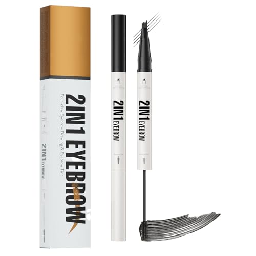 Davivian Augenbrauenstift Mit 4 Spitzen,Präzisions Make Up Stift | Langanhaltender Definer für Damen und Mädchen von Davivian