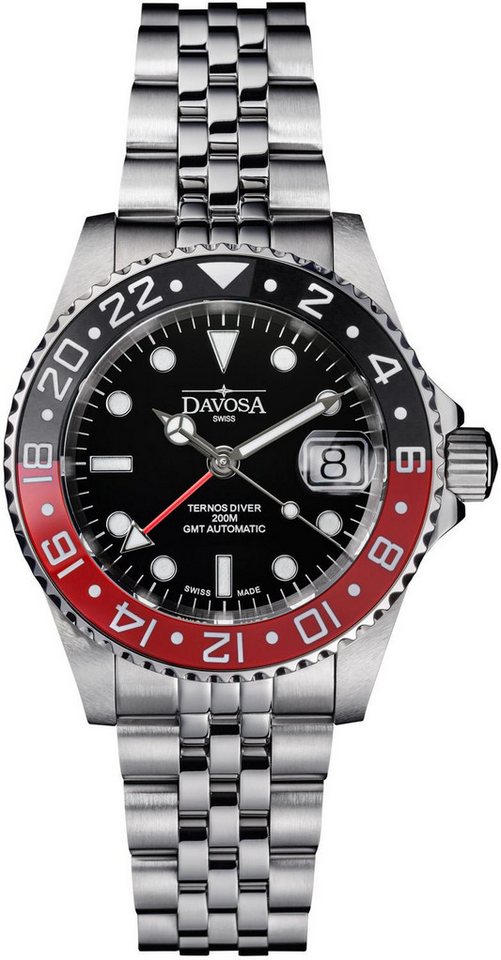 Davosa Automatikuhr TERNOS CERAMIC GMT Herren Automatikuhr von Davosa