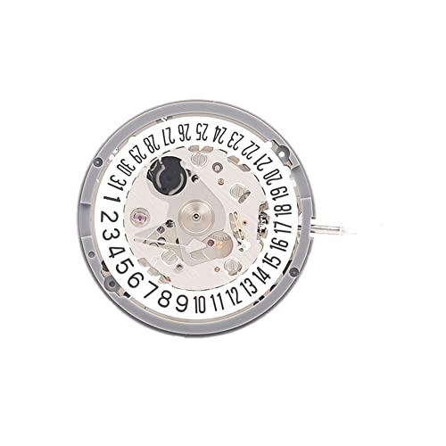Dawafit NH35/NH35A Uhrwerk 6 Uhr Kalender Hochpräzises automatisches mechanisches Uhrwerk Ersatz für Herren, silber, 0 von Dawafit