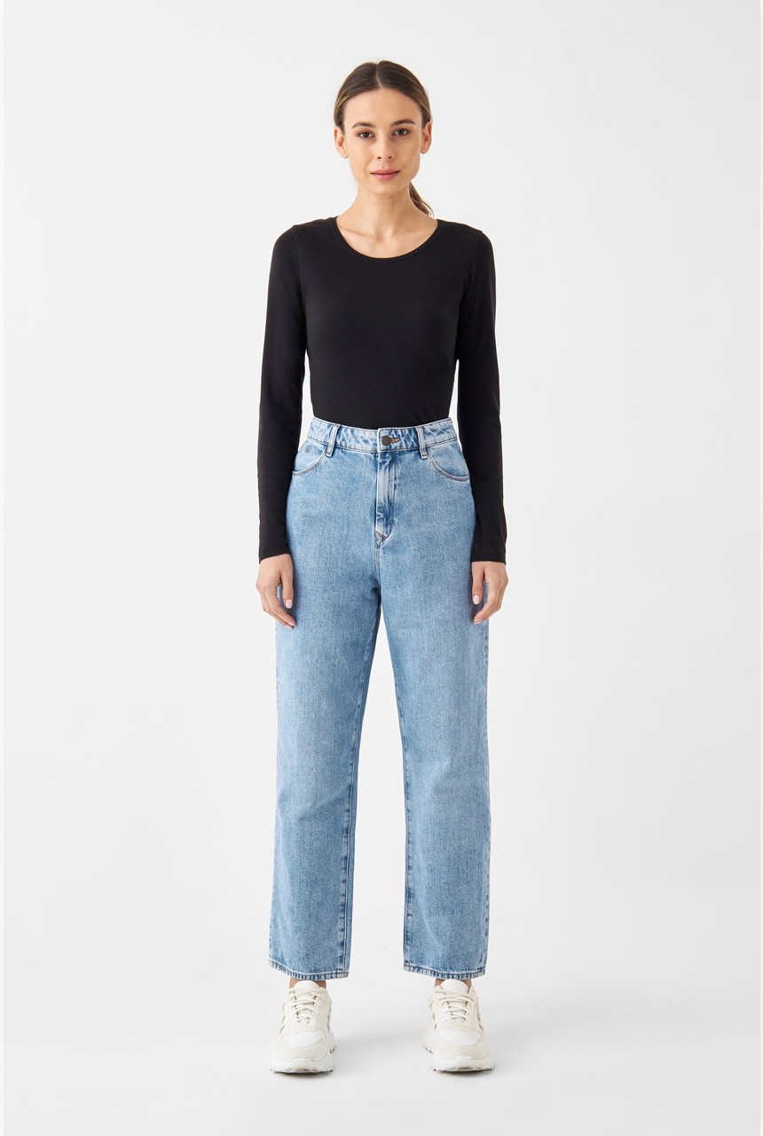 DAWN | Dawn Denim | vegane Jeans | Light Blue 26/28 von Dawn Denim