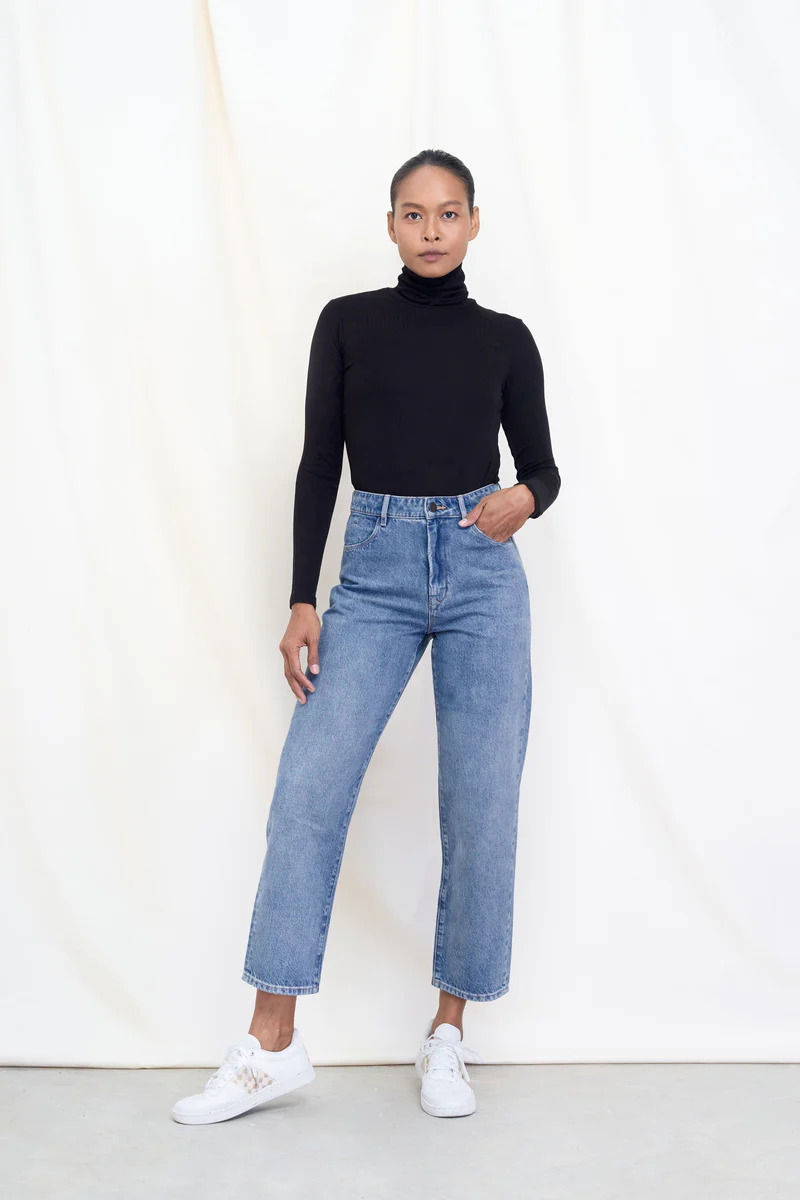 Jeanshose Wide Straight Modell: Minimal von Dawn