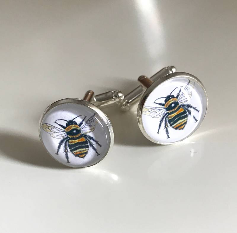 Nature Design Manschettenknöpfe "Bienen" von DawnPorterKeig