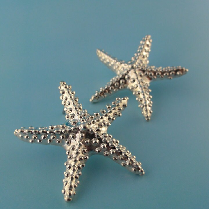 925 Sterling Silber Seestern Ohrringe | 30mm von DawnVertreesJewelry