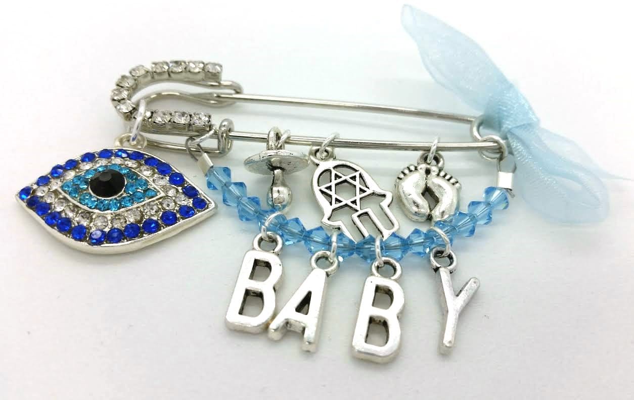 Kinderwagen Pin, Bösen Blick Baby Baby, Hamsa Sicherheitsnadel, Baby-Dusche-Geschenk, Einzigartiges Geschenk Kinderwagen Pin, Bösen Blick Baby Baby, Hamsa Sicherheitsnadel, Baby-Dusche-Geschenk, Einzigartiges Geschenk von DawnbJewelry