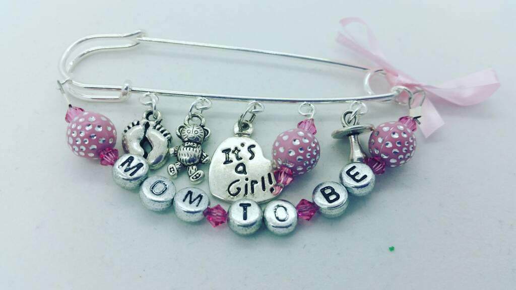 Mama Zu Sein Pin, Brosche, Oma Personalisiertes Geschenk, Nana Baby-Dusche-Geschenk, Geburtsankündigung von DawnbJewelry