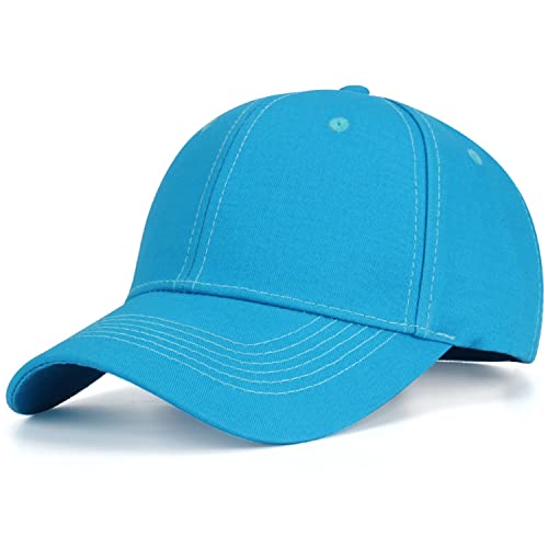 Dawnieee Unisex Baseball Cap, Einfarbig Baseballmütze Faltbarer Verstellbar Baseballkappe Outdoor Sonnenhut Lässiger Sommer Schnell trocknende Waschbare Baumwolle von Dawnieee