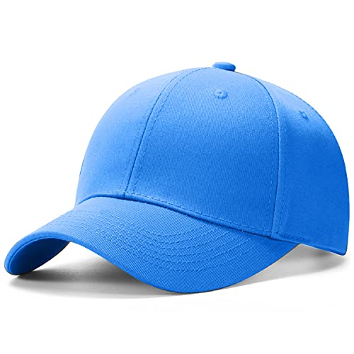 Dawnieee Unisex Baseball Cap, Einfarbig Baseballmütze Faltbarer Verstellbar Baseballkappe Outdoor Sonnenhut Lässiger Sommer Schnell trocknende Waschbare Baumwolle von Dawnieee