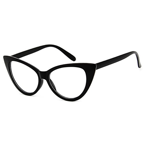 50er Jahre Damen Brille Elvis Rahmen Partybrille Cat Eye Katzenauge Dress up Parteien Dawnzen® von Dawnzen